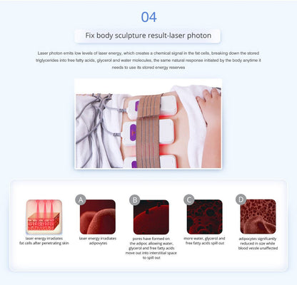 Shape Tactics Advanced 8-in-1 Unoisetion Cavitation & RF System with LED Laser Pads - Renee Lane Company
