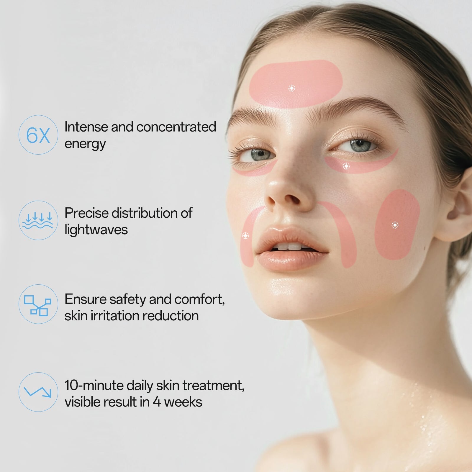 Shape Tactics Cordless 7-Color LED Light Therapy Facial Mask - Renee Lane Company