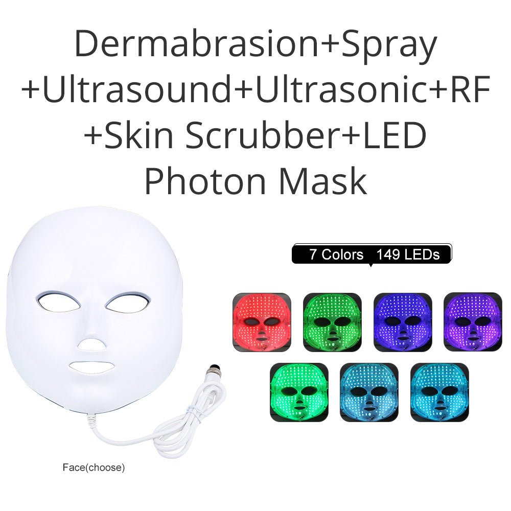 Shape Tactics Hydro Dermabrasion Ultrasound RF LED Skin Rejuvenation System - Renee Lane Company
