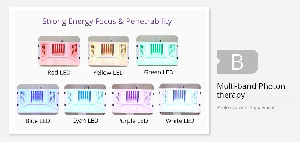 Shape Tactics PDT 7-Color LED Light Therapy Lamp for Skin Rejuvenation - Renee Lane Company