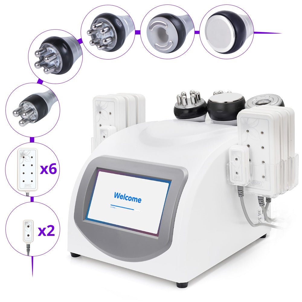 Shape Tactics Portable 6-in-1 Cavitation RF Vacuum Lipo Laser System - Renee Lane Company