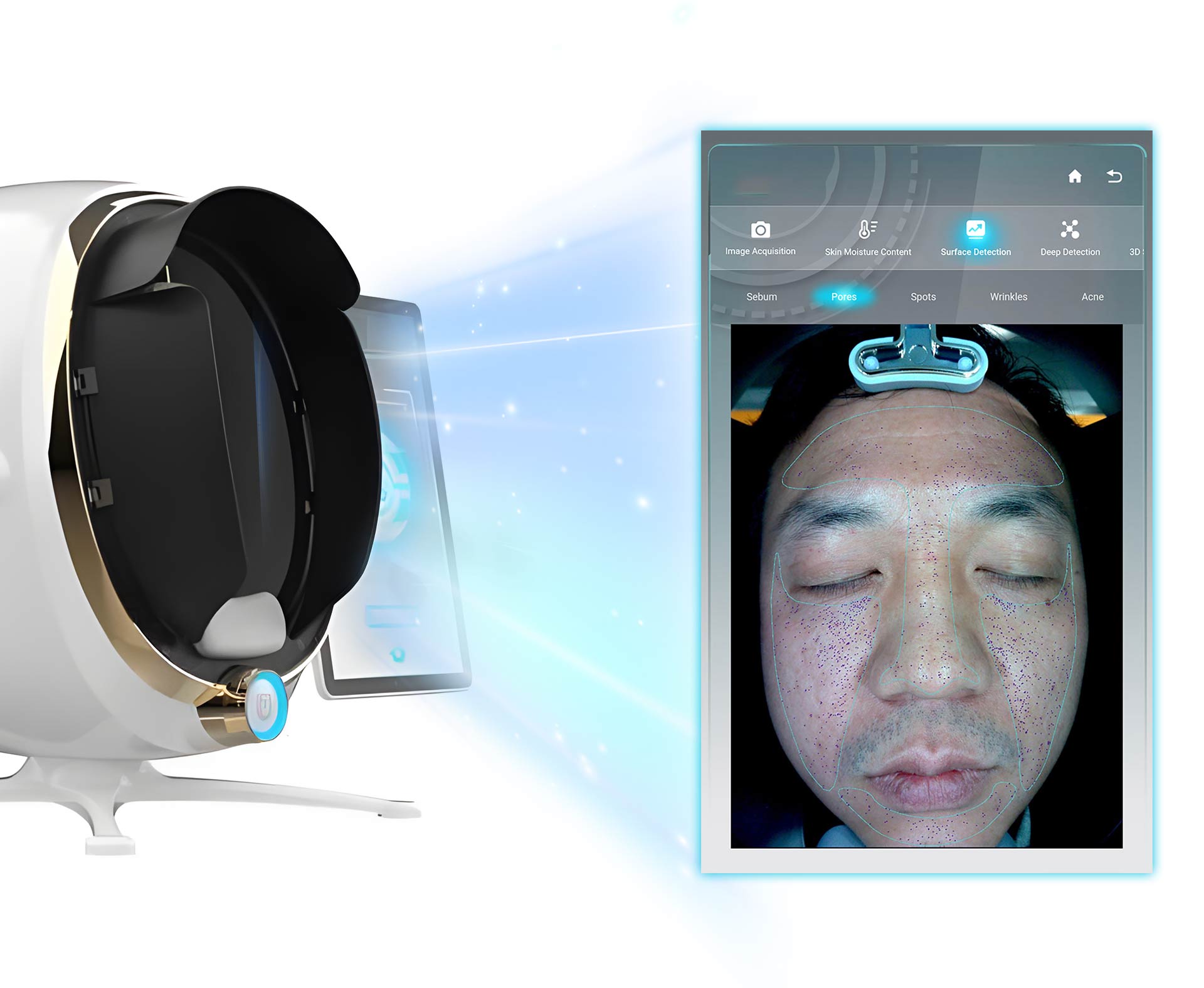Shape Tactics Precision 3D Skin Analyzer with AI Face Mapping - Renee Lane Company