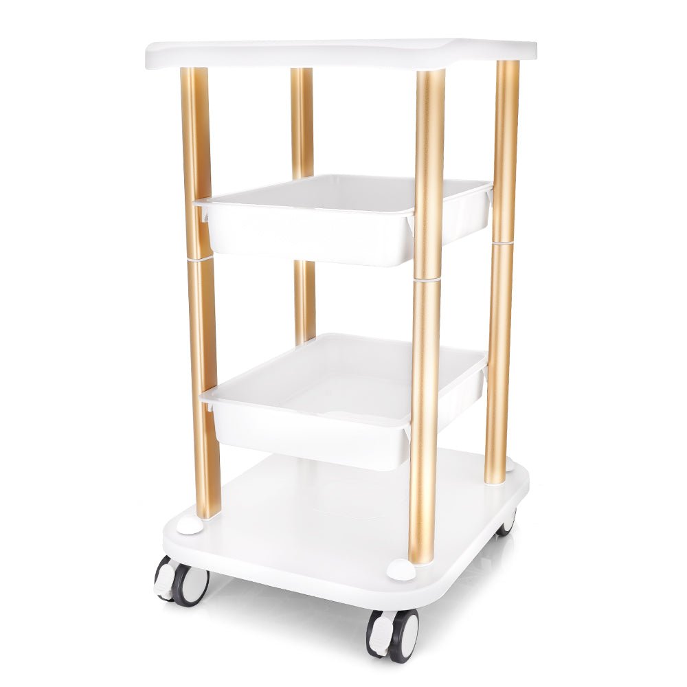 Shape Tactics Rolling Beauty Trolley for Salon and Spa - Renee Lane Company