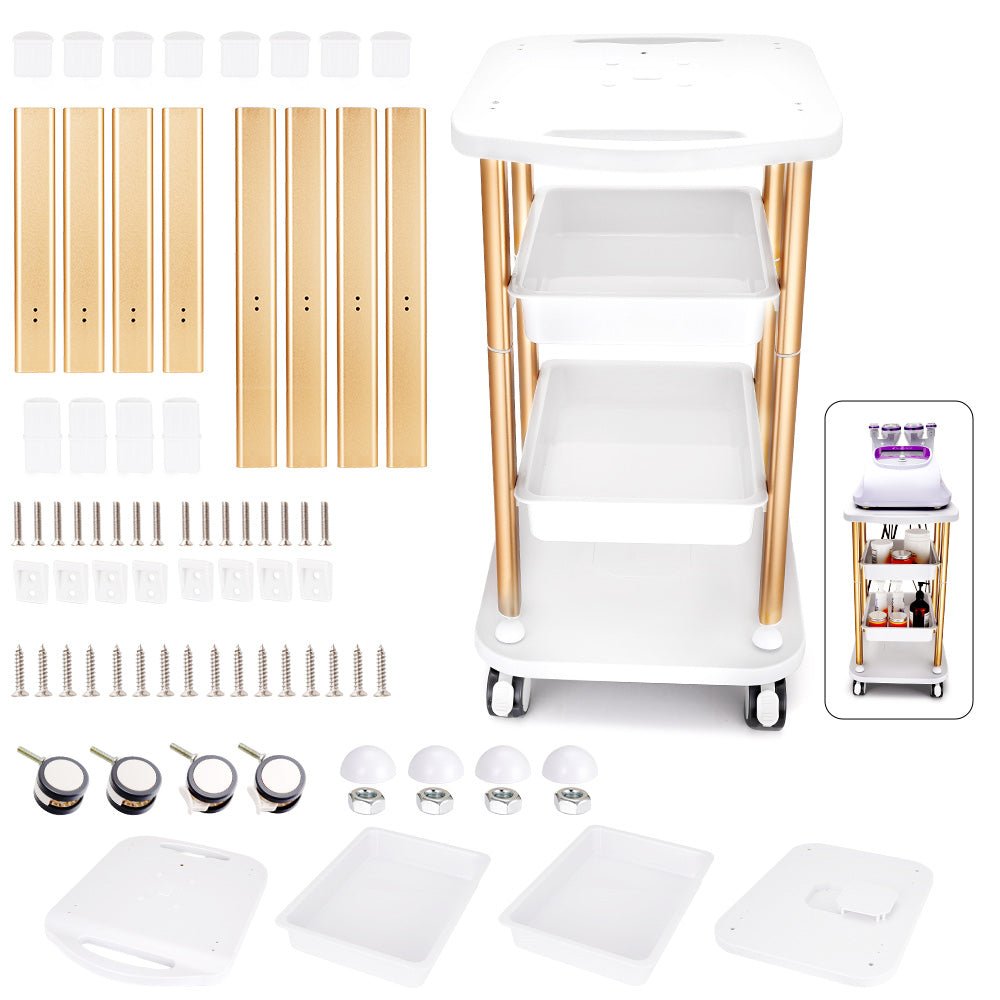 Shape Tactics Rolling Beauty Trolley for Salon and Spa - Renee Lane Company