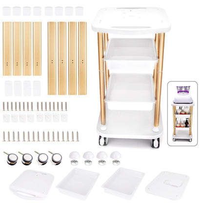 Shape Tactics Rolling Beauty Trolley for Salon and Spa - Renee Lane Company