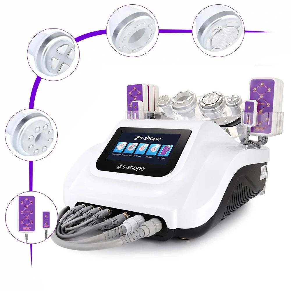 Shape Tactics S-Shape 30K Cavitation RF & 160mW Lipo Laser System - Renee Lane Company