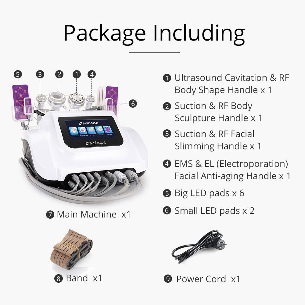 Shape Tactics S-Shape 30K Cavitation RF & 160mW Lipo Laser System - Renee Lane Company