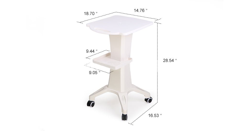 Shape Tactics Salon Trolley Stand for Ultrasonic Cavitation & RF Equipment - Renee Lane Company