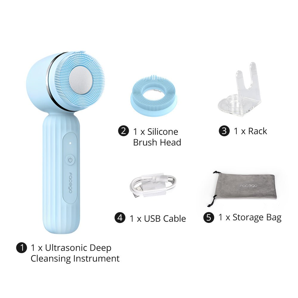 Shape Tactics Ultrasonic Face Cleanser with Positive Ions & Antibacterial Silicone - Renee Lane Company
