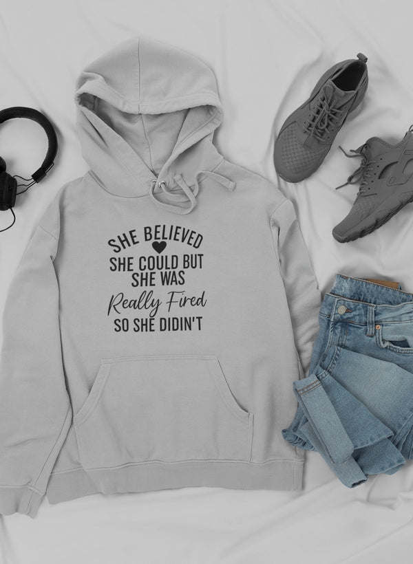 She Believed She Could Hoodie - Renee Lane Company