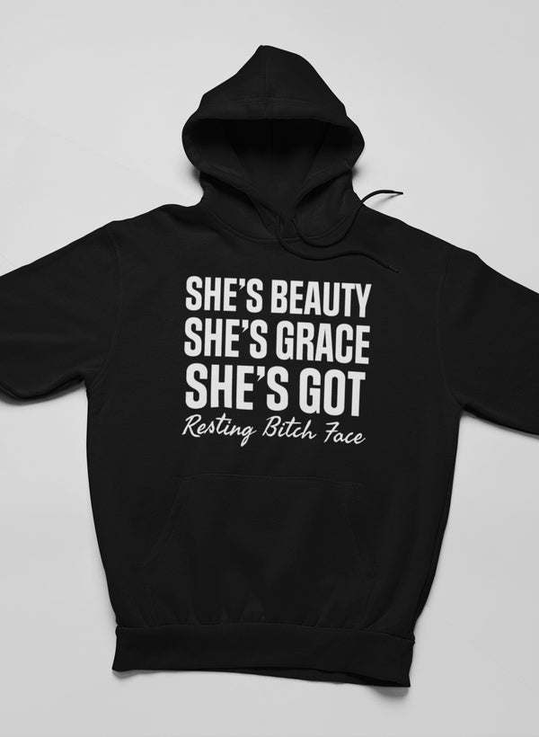 She's Beauty She's Grace Hoodie - Renee Lane Company