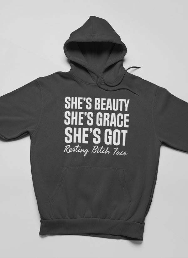 She's Beauty She's Grace Hoodie - Renee Lane Company