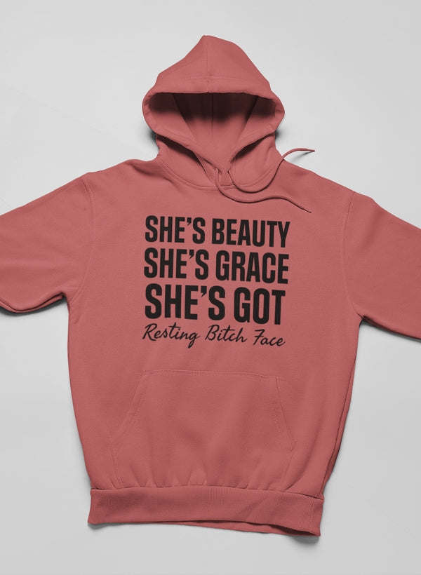 She's Beauty She's Grace Hoodie - Renee Lane Company