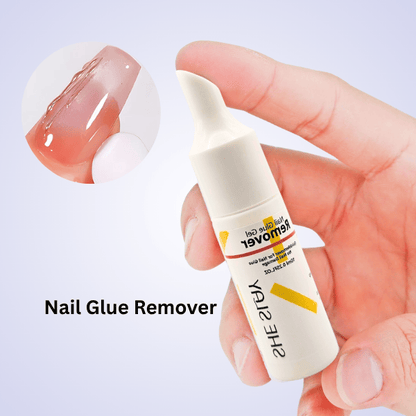 SheSlay Nail Glue Remover 10ml – Quick & Easy Removal for Fake Nails, Acrylics, Press-Ons & Rhinestones - Renee Lane Company
