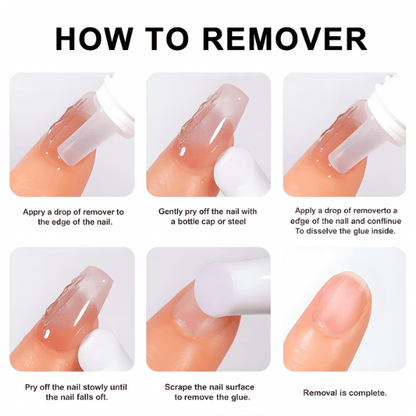 SheSlay Nail Glue Remover 10ml – Quick & Easy Removal for Fake Nails, Acrylics, Press-Ons & Rhinestones - Renee Lane Company