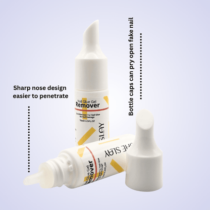 SheSlay Nail Glue Remover 10ml – Quick & Easy Removal for Fake Nails, Acrylics, Press-Ons & Rhinestones - Renee Lane Company