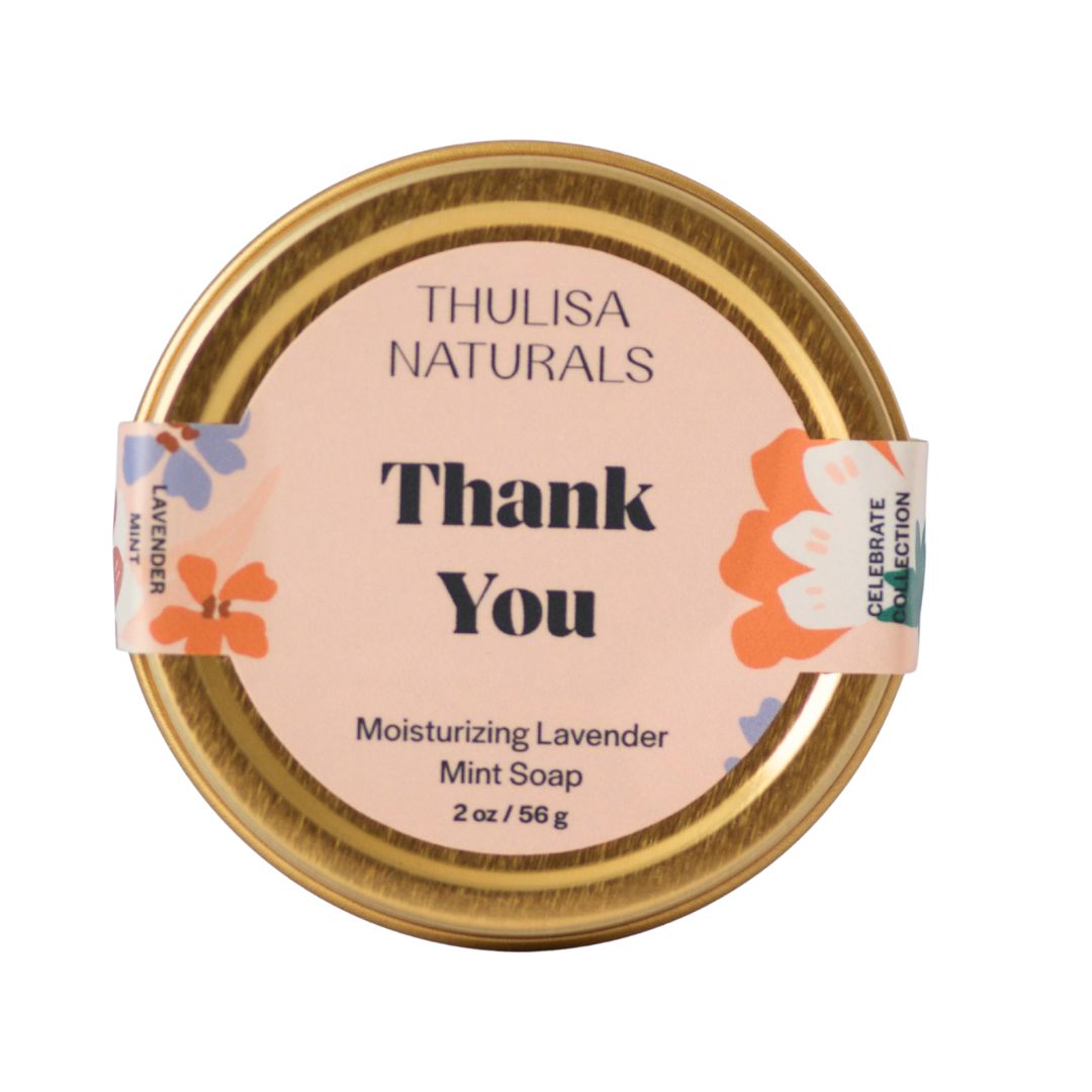 Shea Butter Hand + Body Travel Soap | Thank You - Renee Lane Company