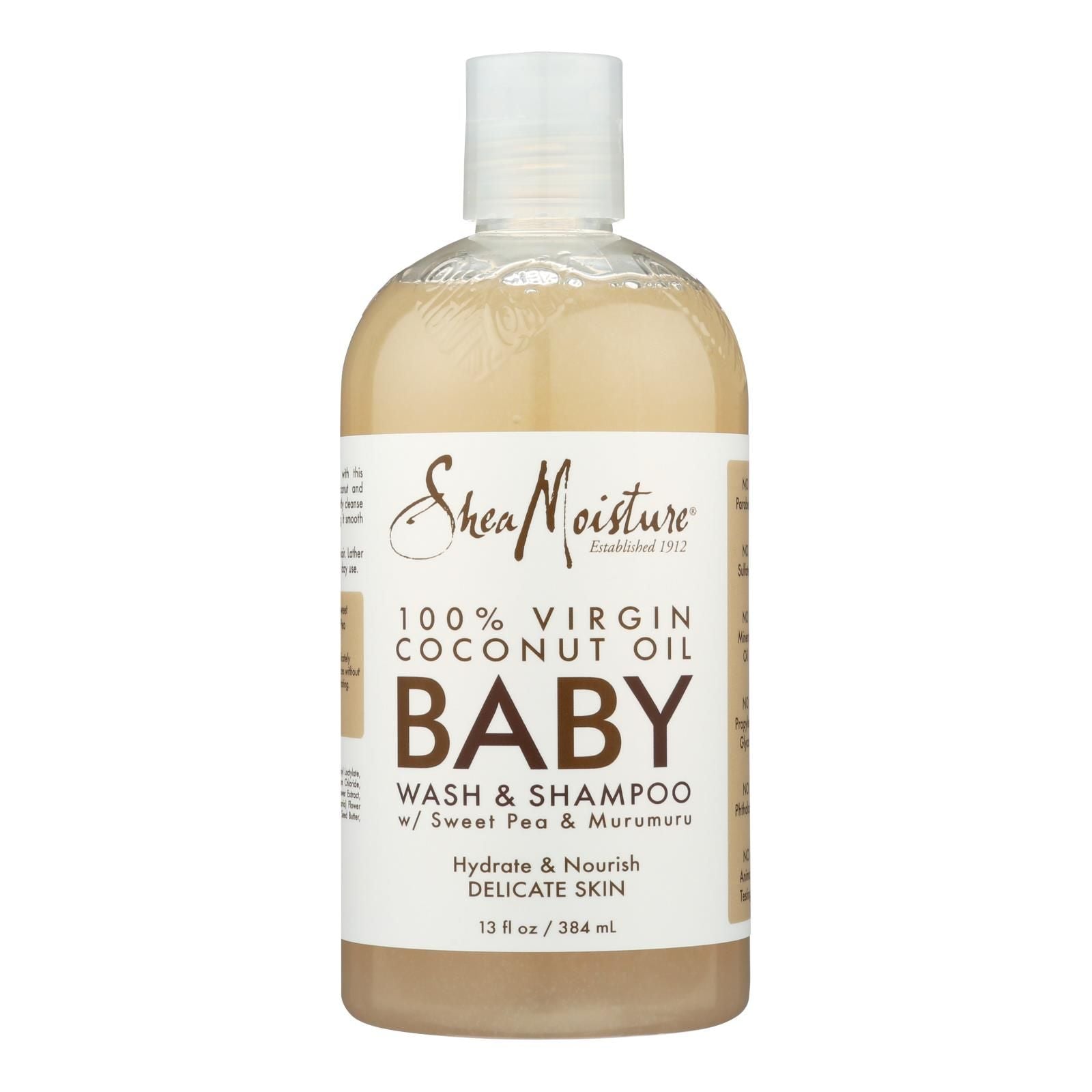 Shea Moisture - Baby Wash&shmp Murumu Coconut - 13 Fz - Renee Lane Company
