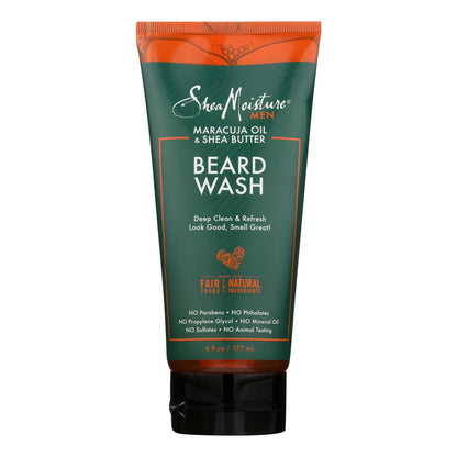 Shea Moisture - Beard Wash Maracuja&shea - 1 Each - 6 Oz - Renee Lane Company