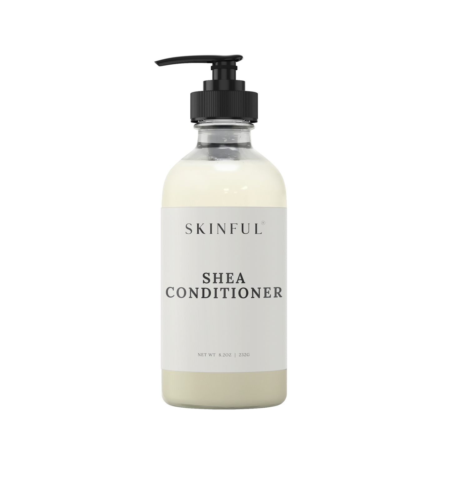 Skinful Shea Conditioner for Dry Damaged Hair - Rinse-Off Deep Hydrating Conditioner - 8.2oz