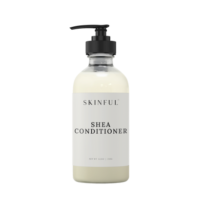 Skinful Shea Conditioner for Dry Damaged Hair - Rinse-Off Deep Hydrating Conditioner - 8.2oz
