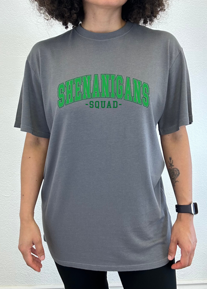 Shenanigans Squad Unisex Bamboo/Cotton Graphic T-Shirt - Renee Lane Company