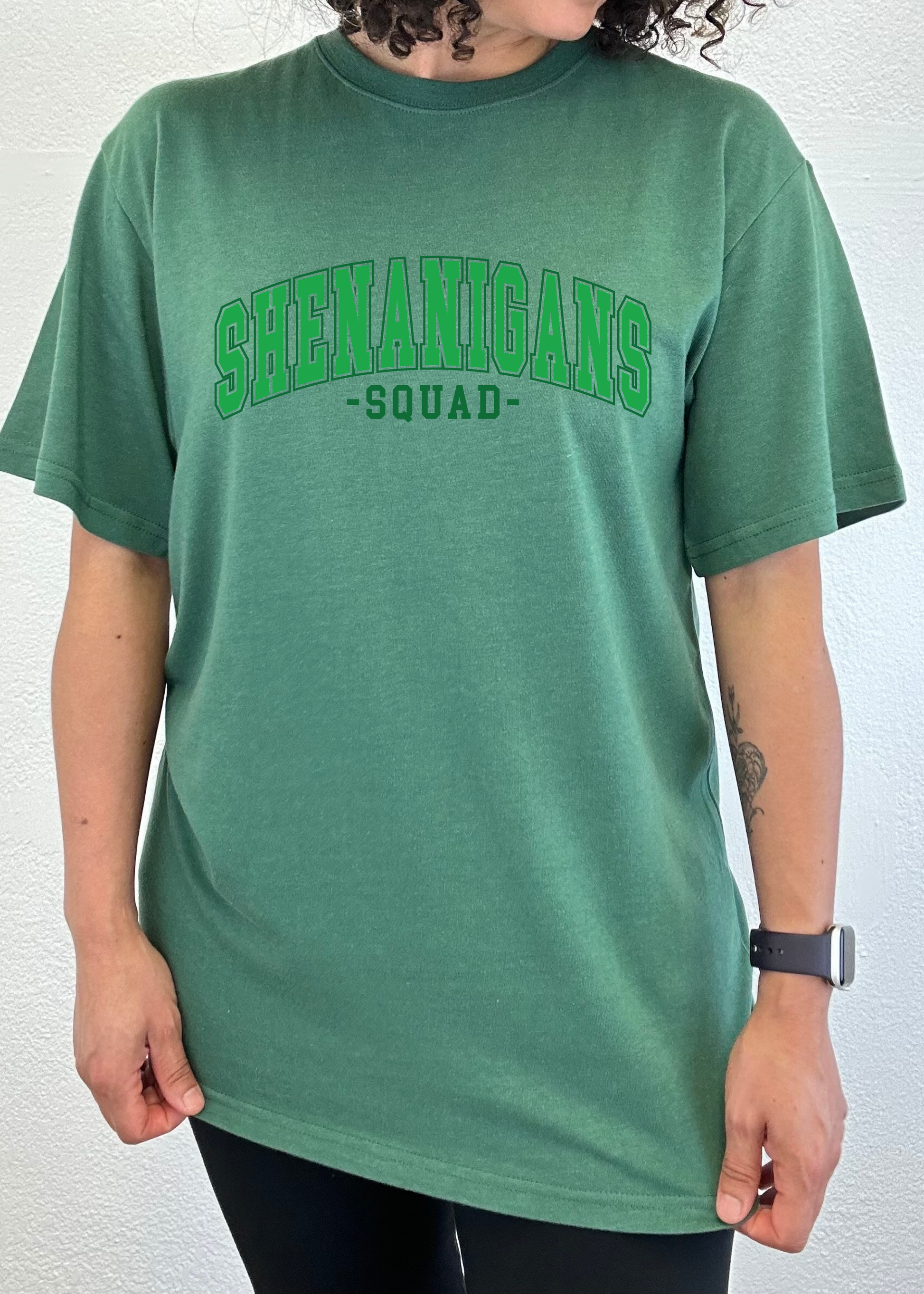 Shenanigans Squad Unisex Bamboo/Cotton Graphic T-Shirt - Renee Lane Company