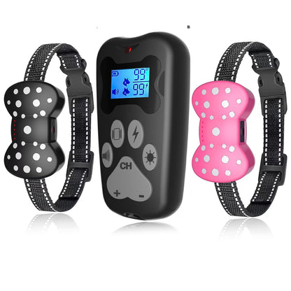 Shock Collar for 2 Dogs Rechargeable Electric Dog Training Collar 3000Ft Remote Range Dog Training Collar with Beep Vibration and Shock for Small Medium Large Dogs - Renee Lane Company