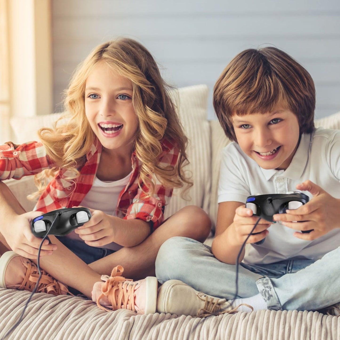Shock Wired Game Controller Gamepad Compatible with Nintendo Wii Gamecube - Renee Lane Company