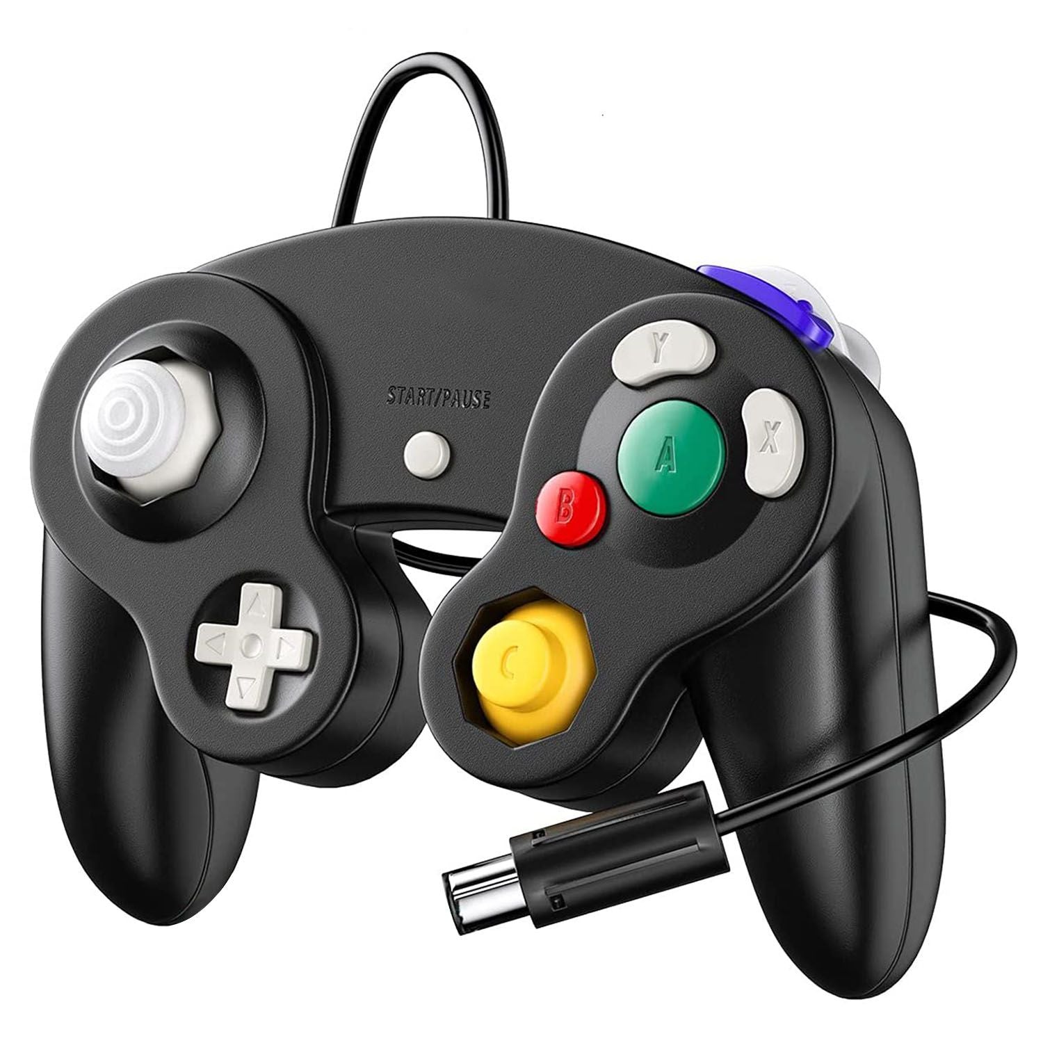 Shock Wired Game Controller Gamepad Compatible with Nintendo Wii Gamecube - Renee Lane Company