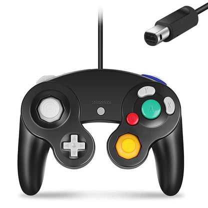 Shock Wired Game Controller Gamepad Compatible with Nintendo Wii Gamecube - Renee Lane Company