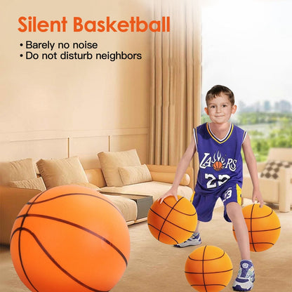 Silent Basketball Foam Bouncing Silent Basketball Uncoated High Density Foam Ball Indoor Low Noise Training Ball - Renee Lane Company