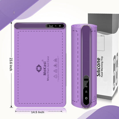 Silicone Electric Roll Up Heating Tray Food Warmers Mat Portable Hot Plates to Keep Food Warm - Renee Lane Company