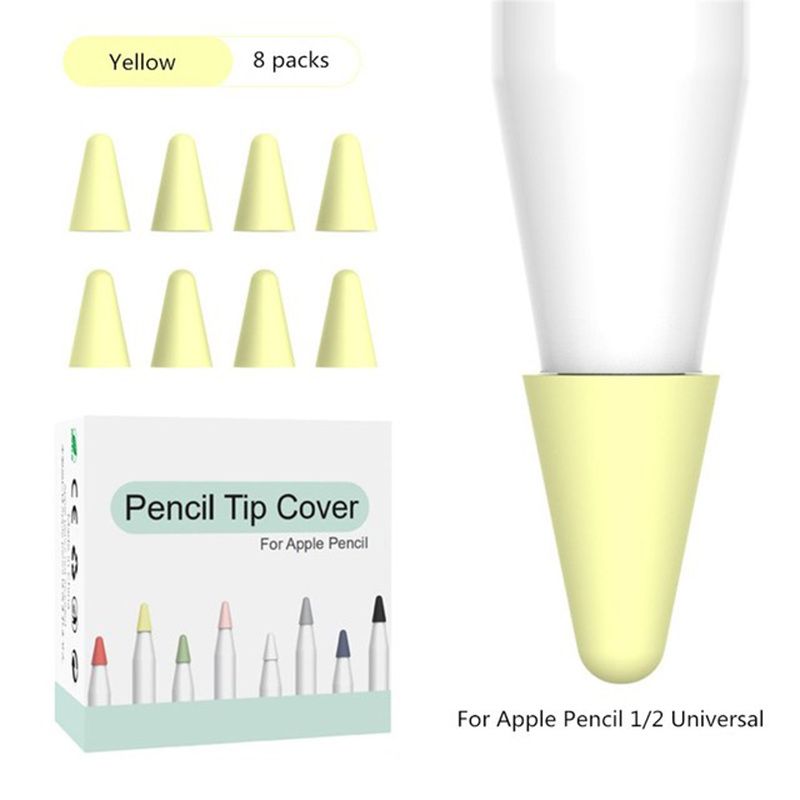 Silicone Replacement Tip Case For Apple Pencil 1/2 Touchscreen Stylus Pen Case Nib Protective Cover Skin For Apple Pencil - Renee Lane Company