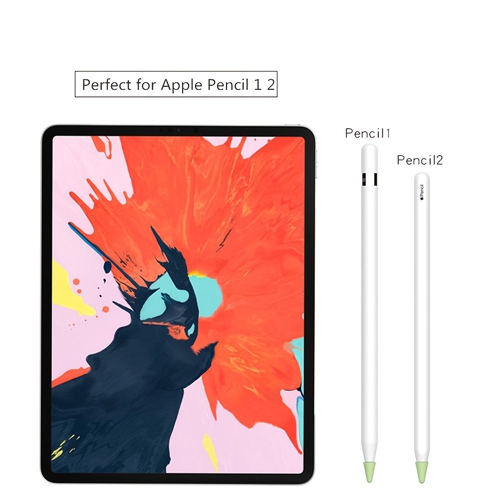 Silicone Replacement Tip Case For Apple Pencil 1/2 Touchscreen Stylus Pen Case Nib Protective Cover Skin For Apple Pencil - Renee Lane Company