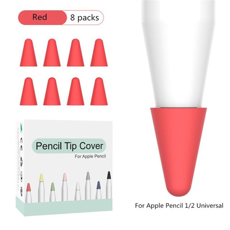 Silicone Replacement Tip Case For Apple Pencil 1/2 Touchscreen Stylus Pen Case Nib Protective Cover Skin For Apple Pencil - Renee Lane Company