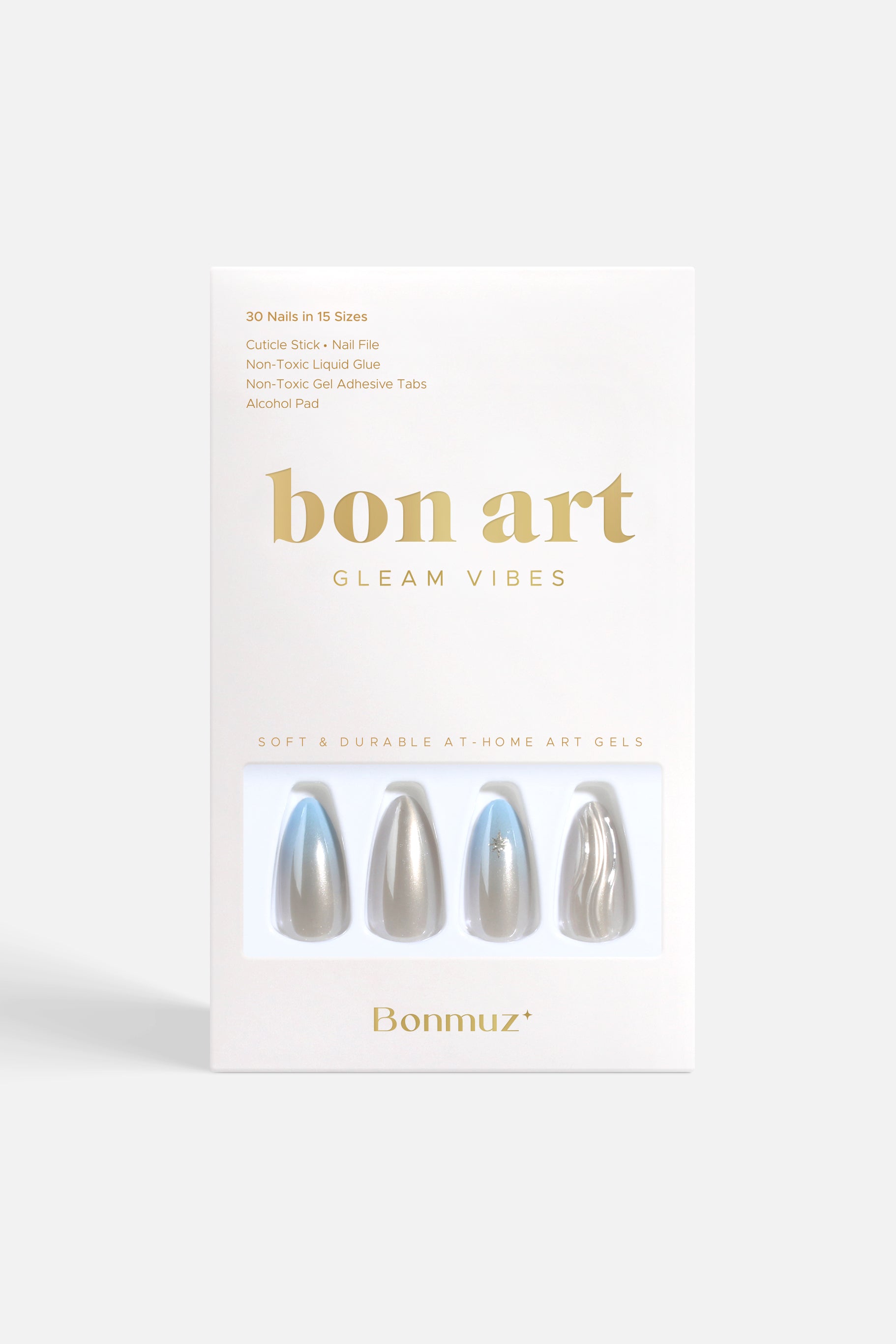 Silver Tide | Soft & Durable Press-On Nails - Renee Lane Company