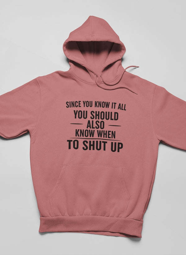 Since You Know It All Hoodie - Renee Lane Company