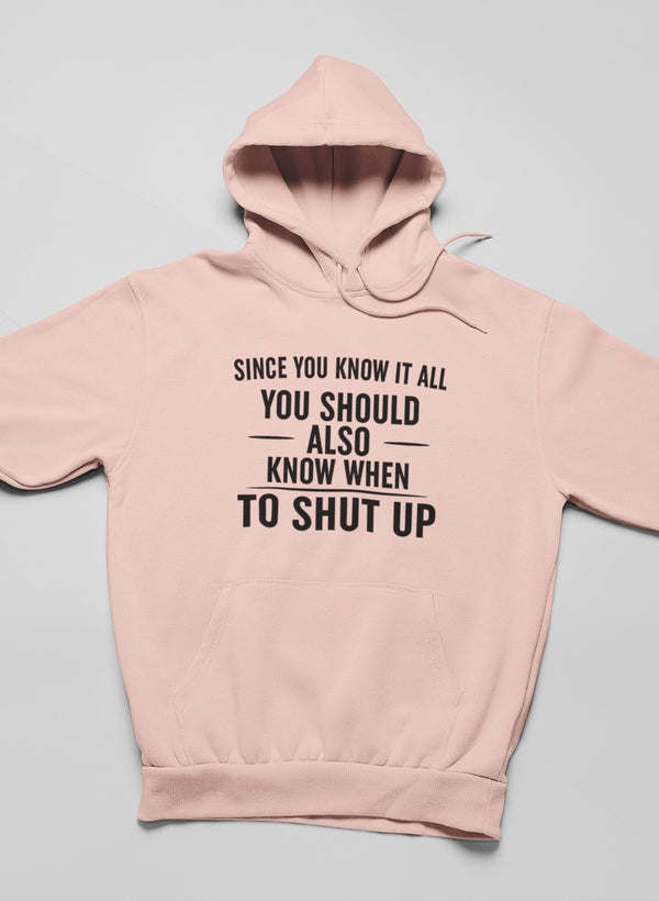 Since You Know It All Hoodie - Renee Lane Company
