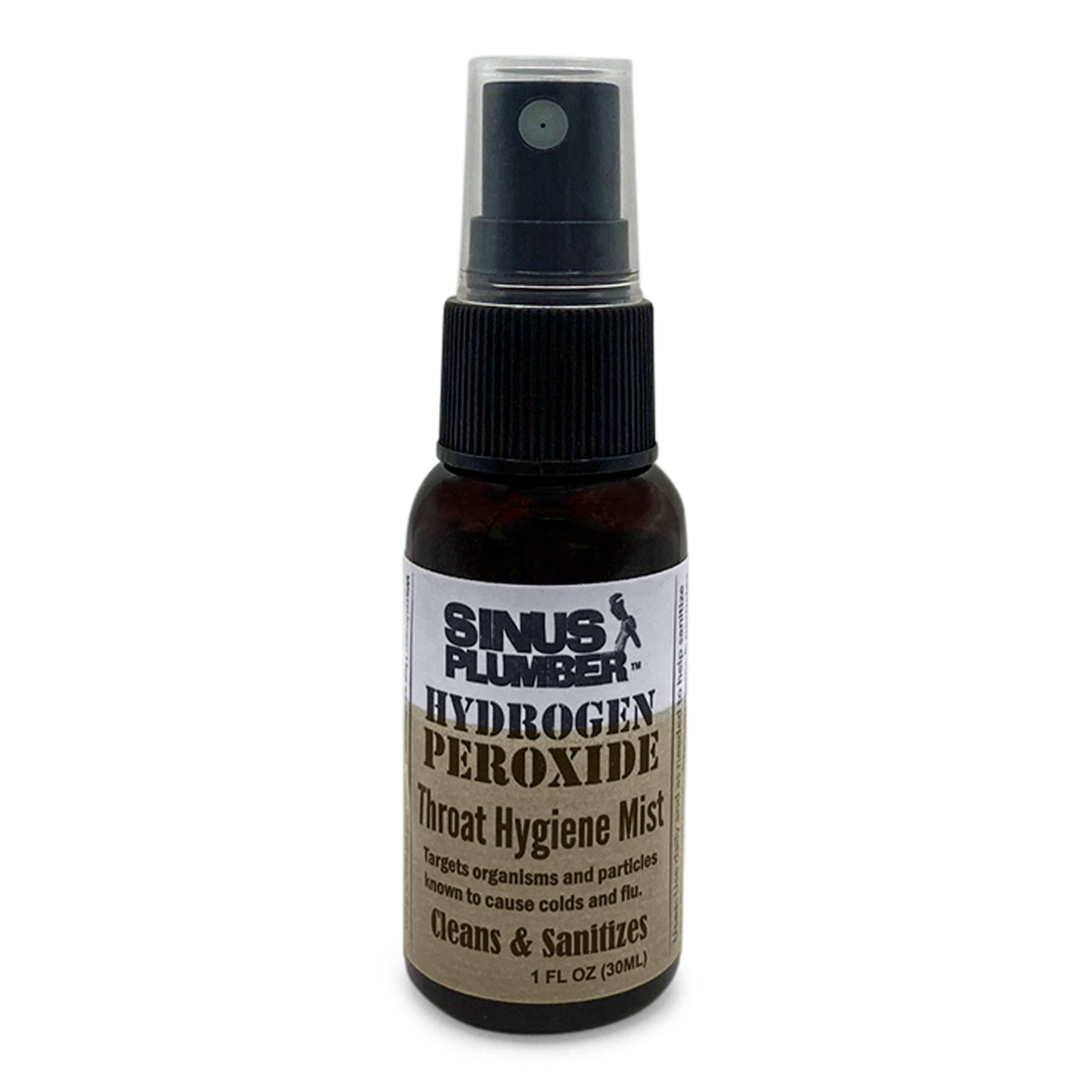 Sinus Plumber Hydrogen Peroxide Throat Spray | Cold & Flu Support - Renee Lane Company