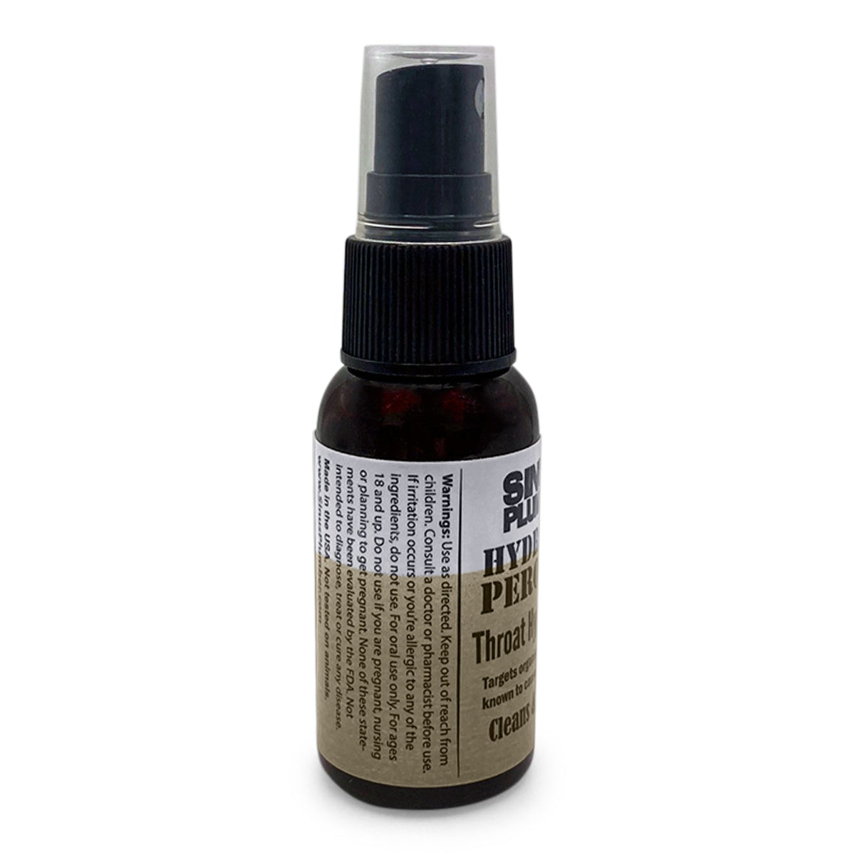 Sinus Plumber Hydrogen Peroxide Throat Spray | Cold & Flu Support - Renee Lane Company