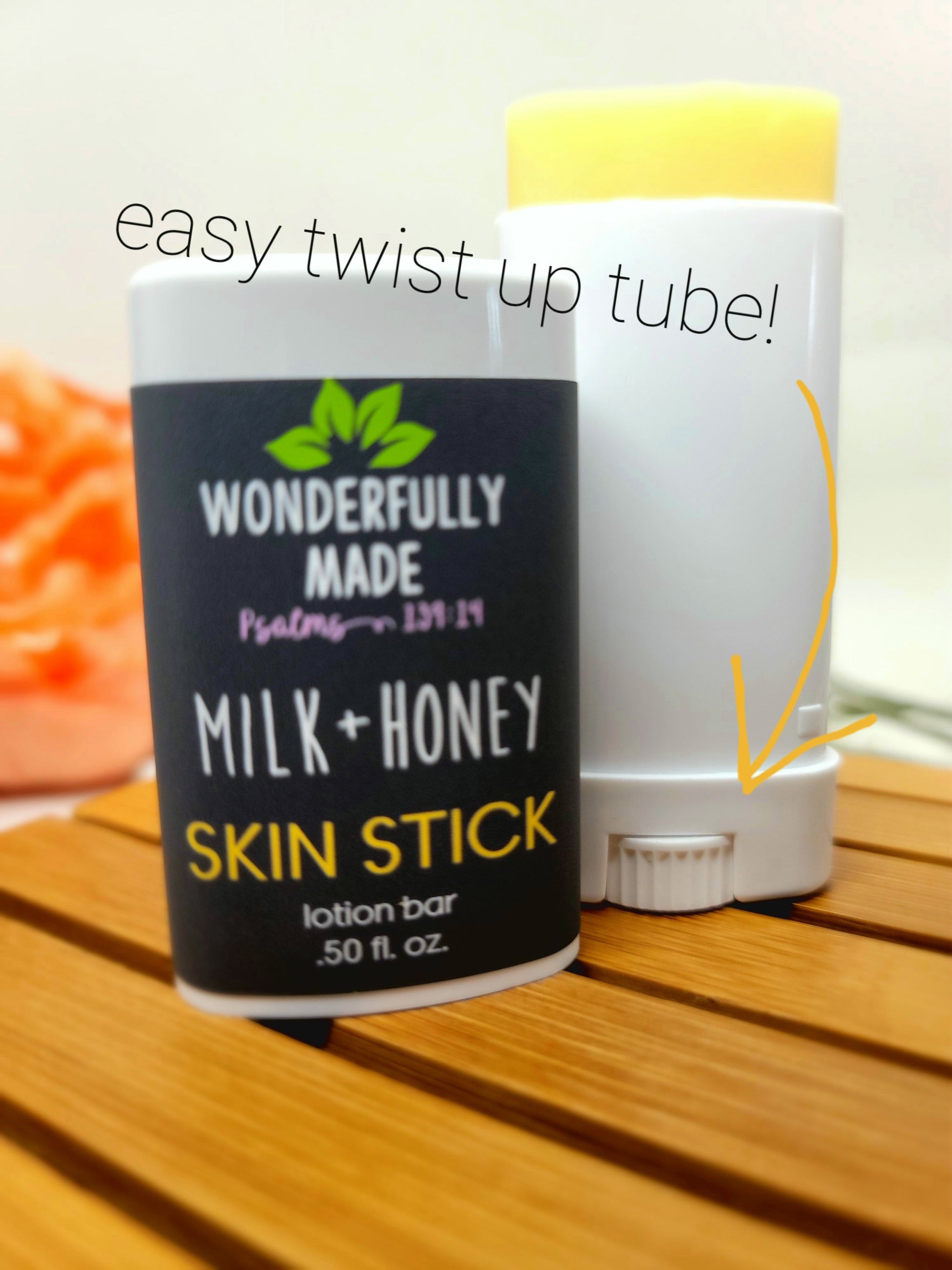 Skin Stick Lotion Bar Milk + Honey - Renee Lane Company