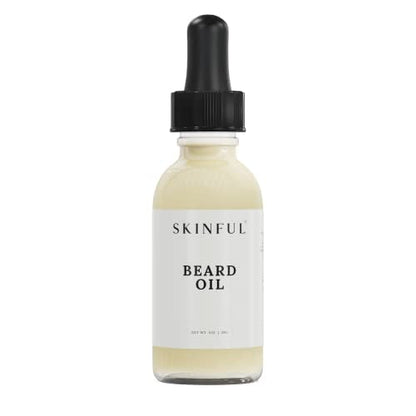 Skinful Beard Oil for Men - Softening Beard Moisturizer Oil with Seed Oil - 1oz - Renee Lane Company