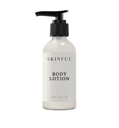 Skinful Body Lotion, Daily Moisturizing Lotion for Dry Skin, Intensive Care Body Moisturizer - 4.2oz - Renee Lane Company