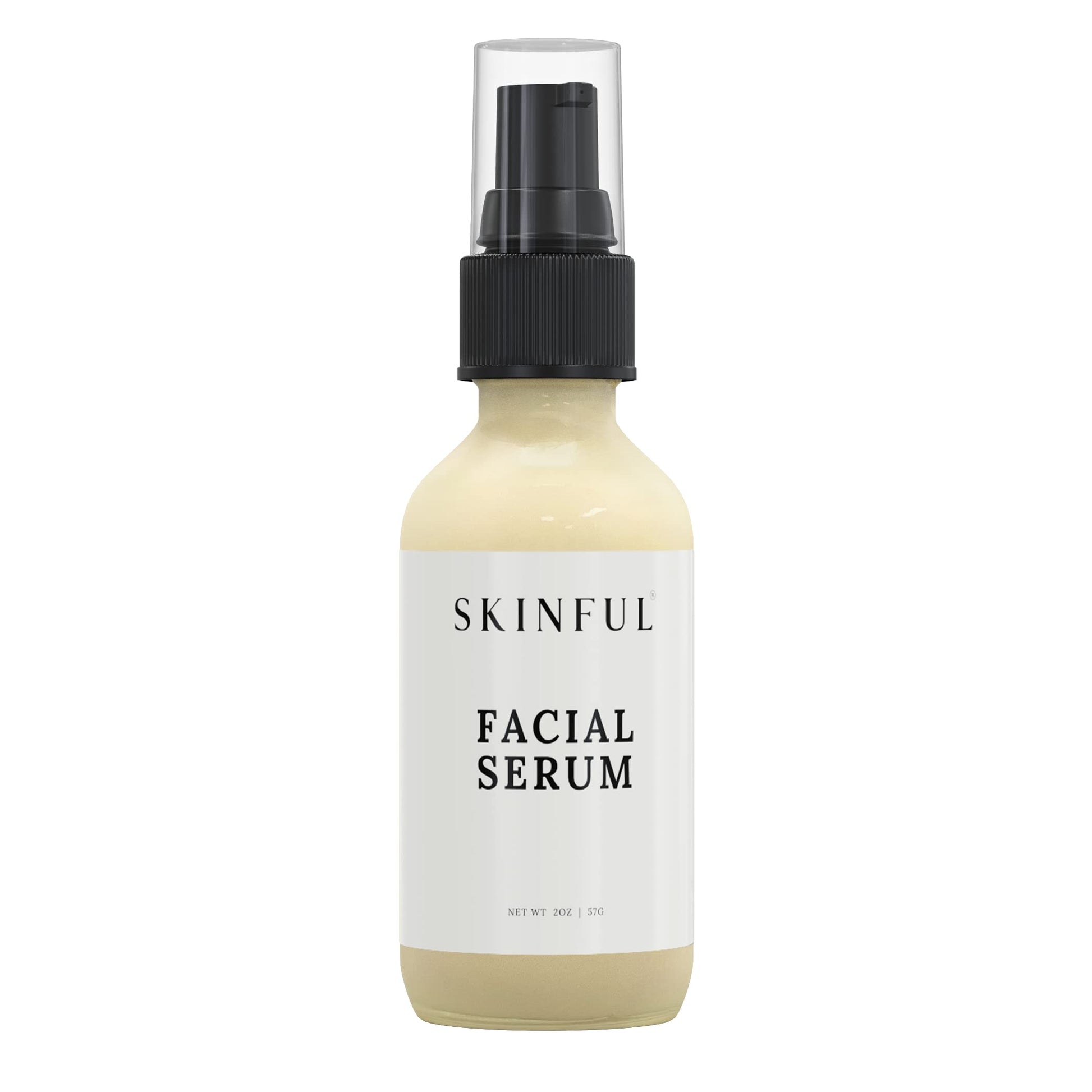 Skinful Facial Serum for Soft Youthful Skin, Nourishing Firming Face Serum for Glowing Skin - 2oz - Renee Lane Company
