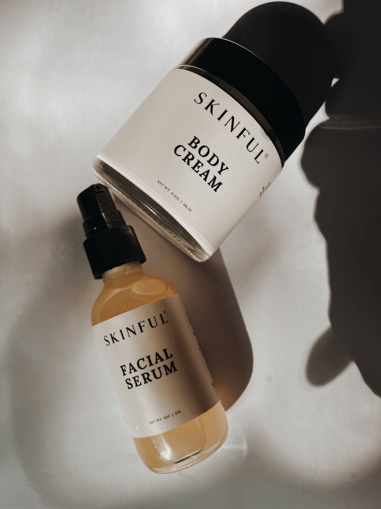 Skinful Facial Serum for Soft Youthful Skin, Nourishing Firming Face Serum for Glowing Skin - 2oz - Renee Lane Company