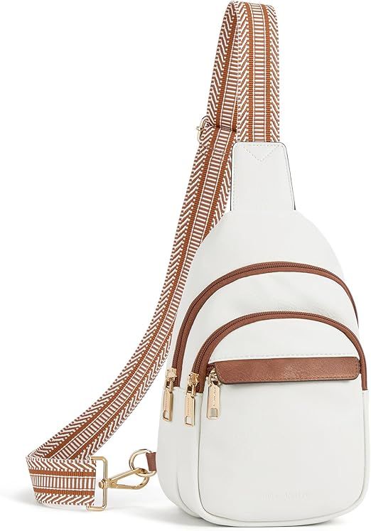 Small Sling Bag for Women Leather Crossbody Bags Fanny Pack Chest Bag for Travel - Renee Lane Company