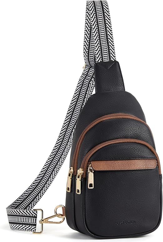 Small Sling Bag for Women Leather Crossbody Bags Fanny Pack Chest Bag for Travel - Renee Lane Company
