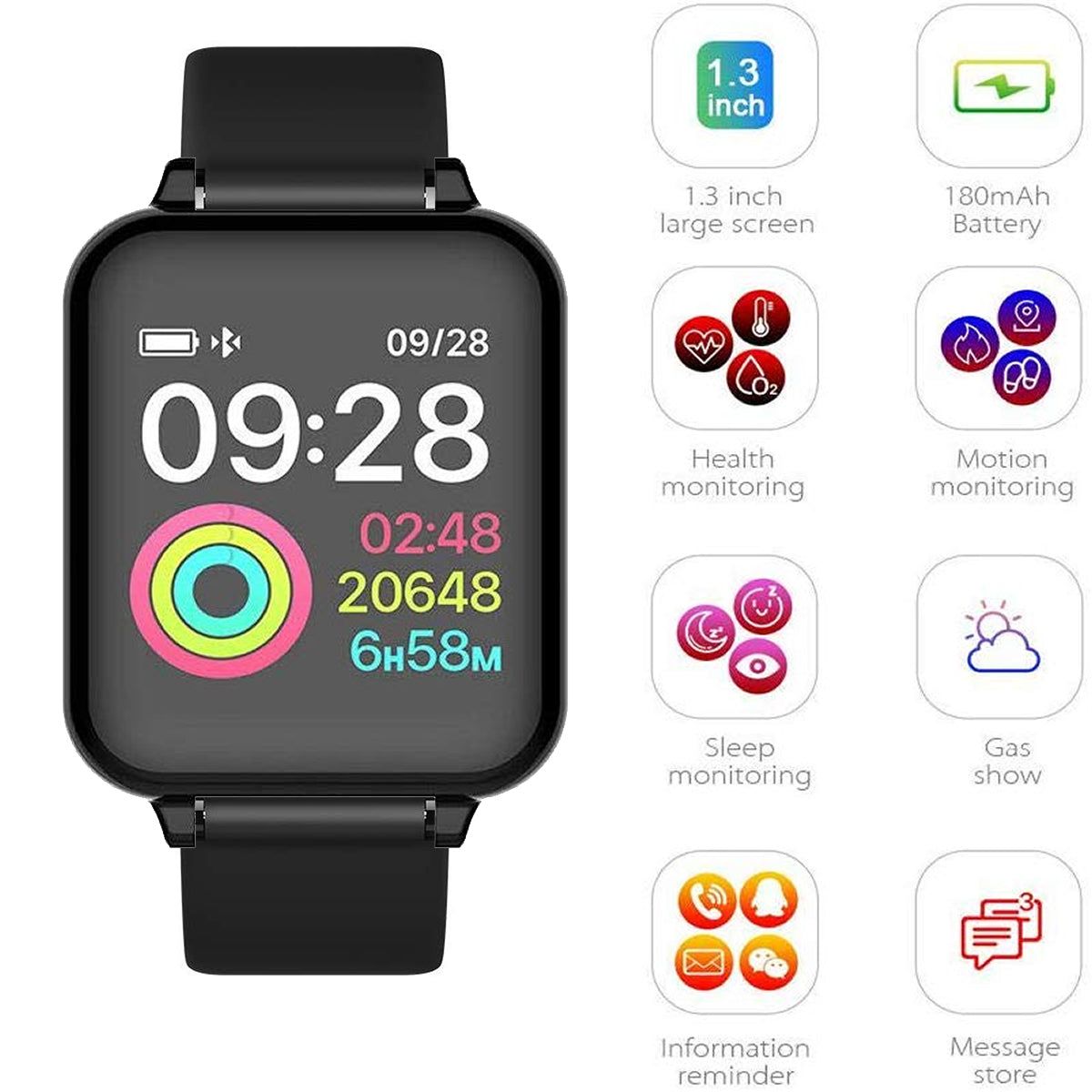 Smart Fit Total Wellness And Sports Activity Watch - Renee Lane Company