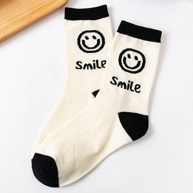 Smiling Face Women's Socks - Renee Lane Company